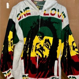 Bob Marley Inspired Multicolor Sweater